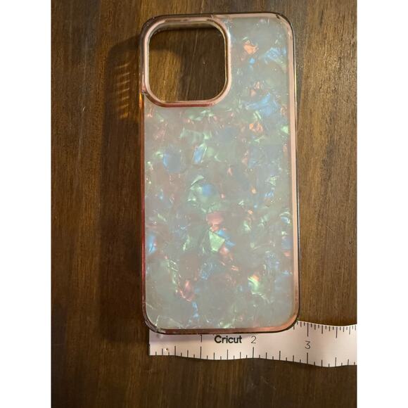 iPhone 13 Pro Case – Iridescent Opal Sparkle – Chic & Protective- pre owned - Picture 9 of 9